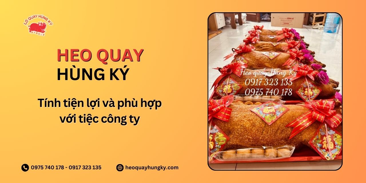 Tính tiện lợi và phù hợp với tiệc công ty