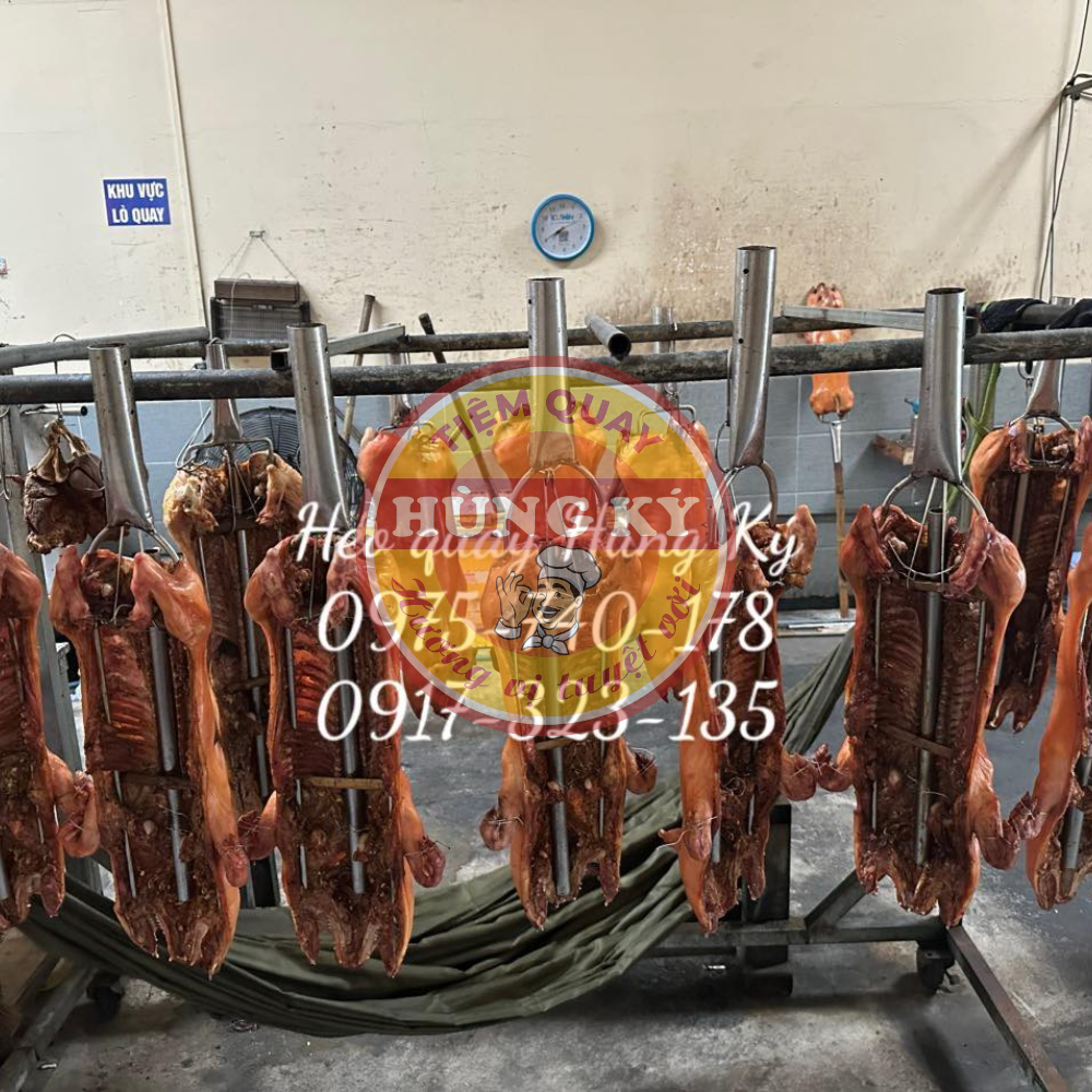 Các loại sản phẩm heo quay phục vụ lễ cúng tổ ngành may