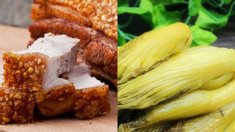 Giới thiệu món heo quay xào cải chua