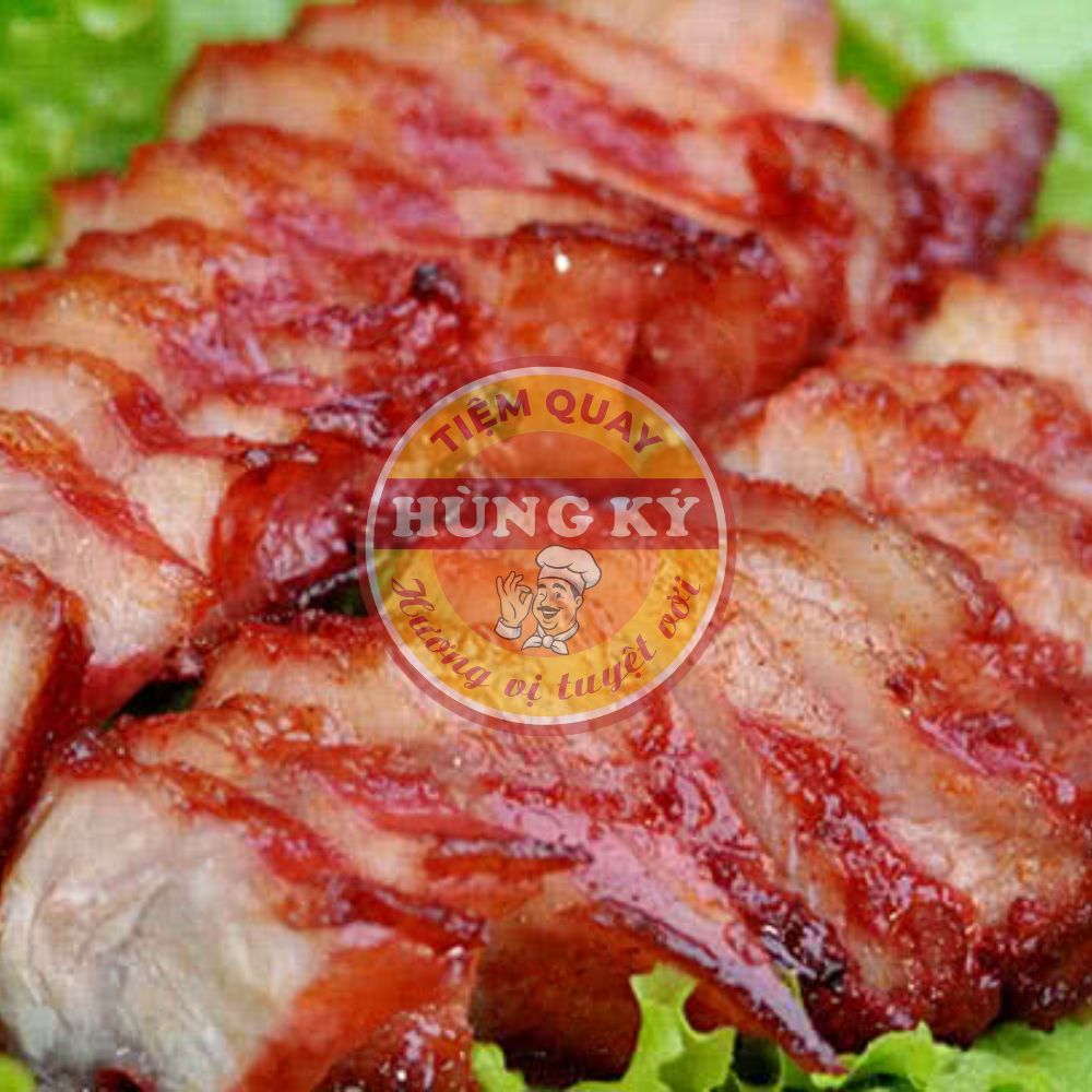 Heo quay nướng mật ong thơm lừng