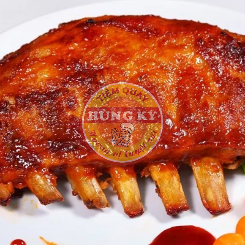 Sườn heo quay nướng muối ớt cay nồng